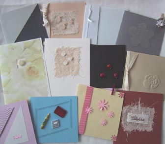 Eksempler på håndlavede kort til fødselsdag